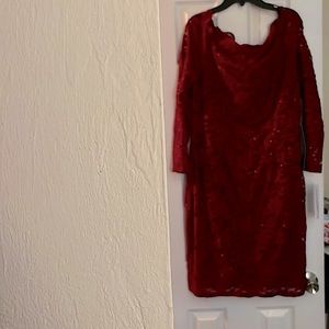 Garnet cocktail dress